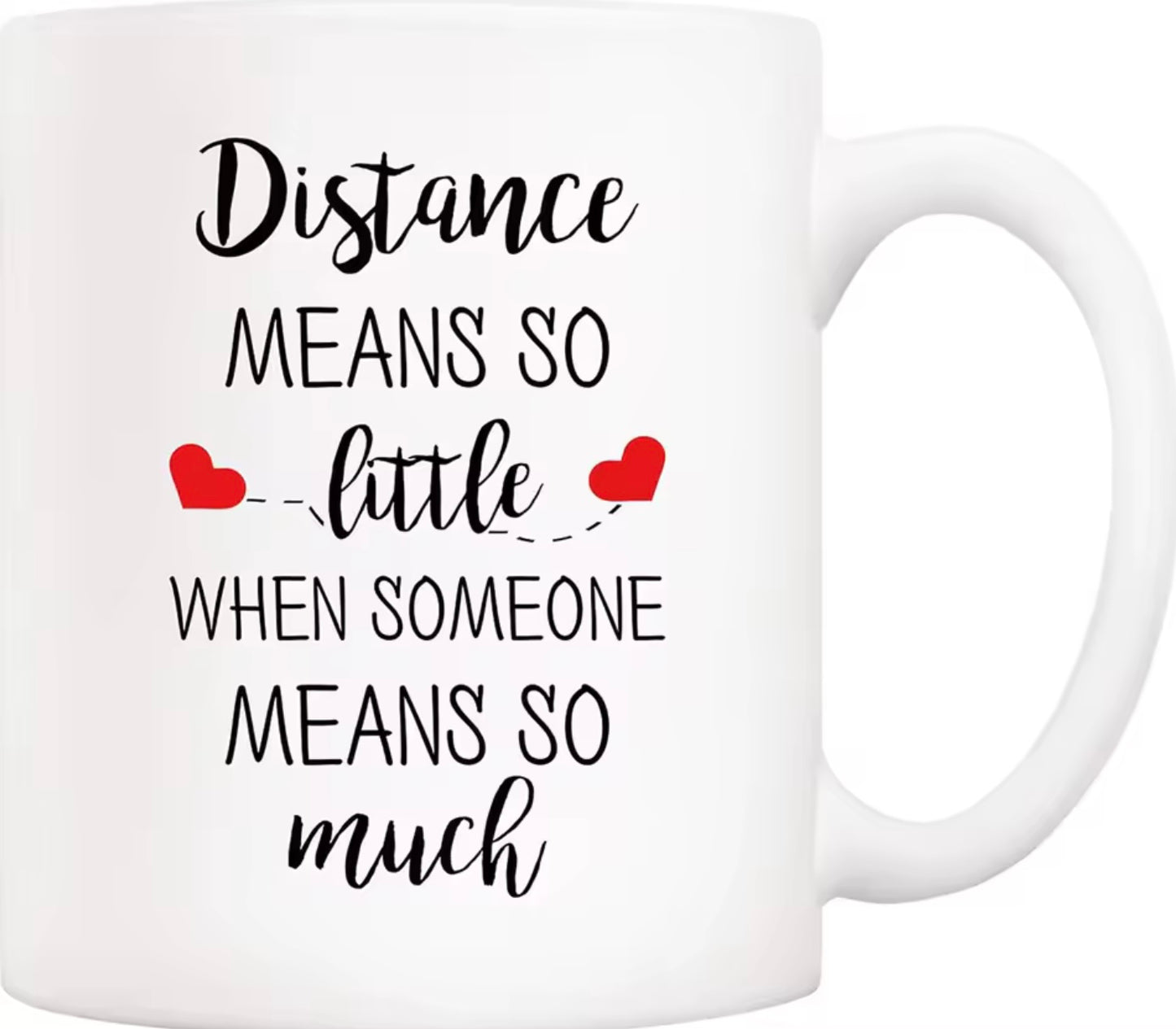 Liefdevolle Mok – “Distance Means So Little” | Cadeau voor Geliefden