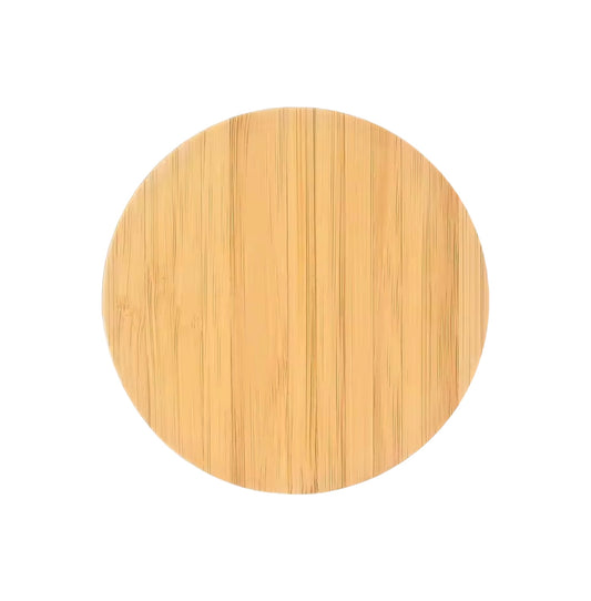 Bamboe Draadloze Oplader 10W – Qi Wireless Charging Pad voor iPhone & Samsung