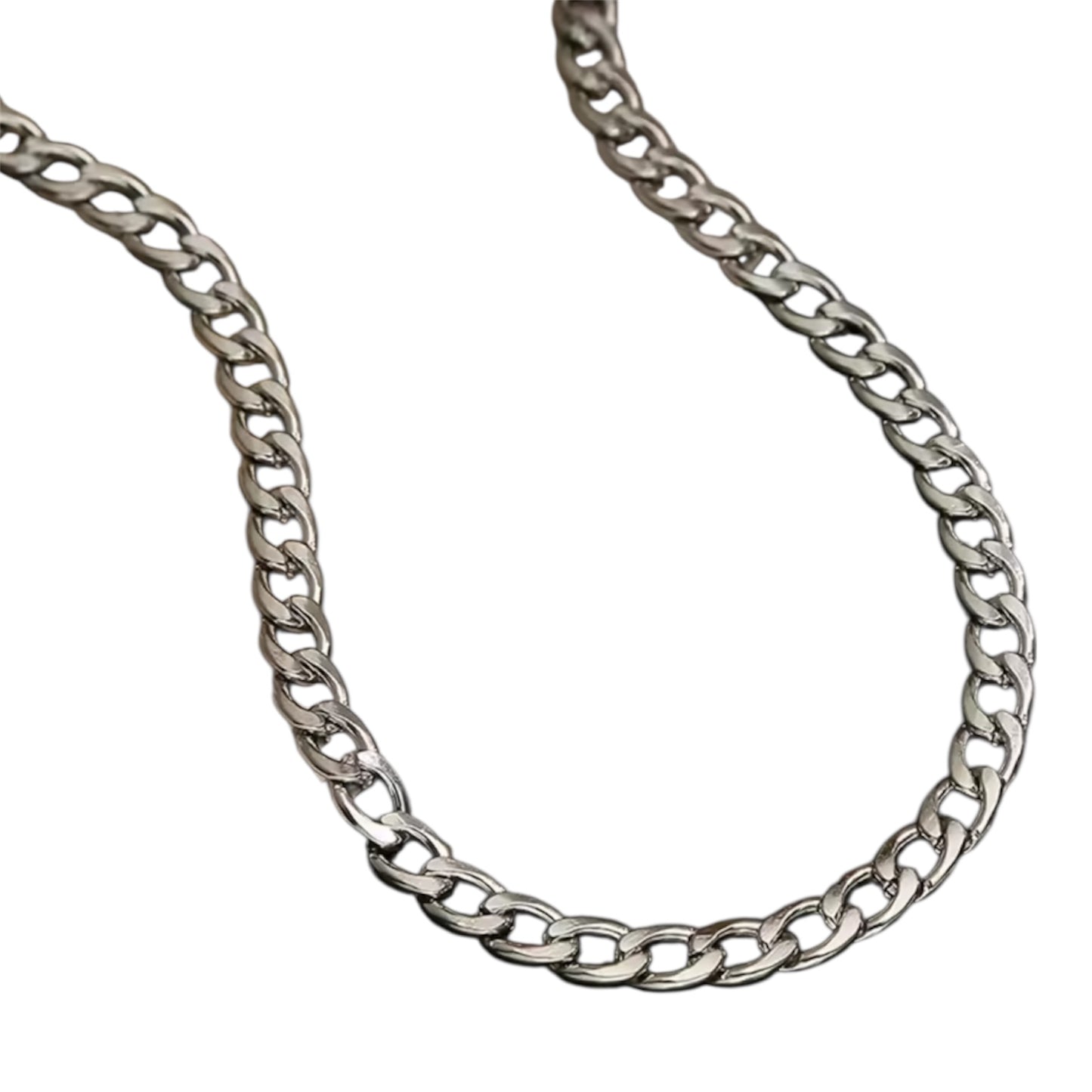 Belofte Ketting voor Mijn Man – Zilverkleurige Cubaanse Schakel Ketting met Luxe Geschenkdoos